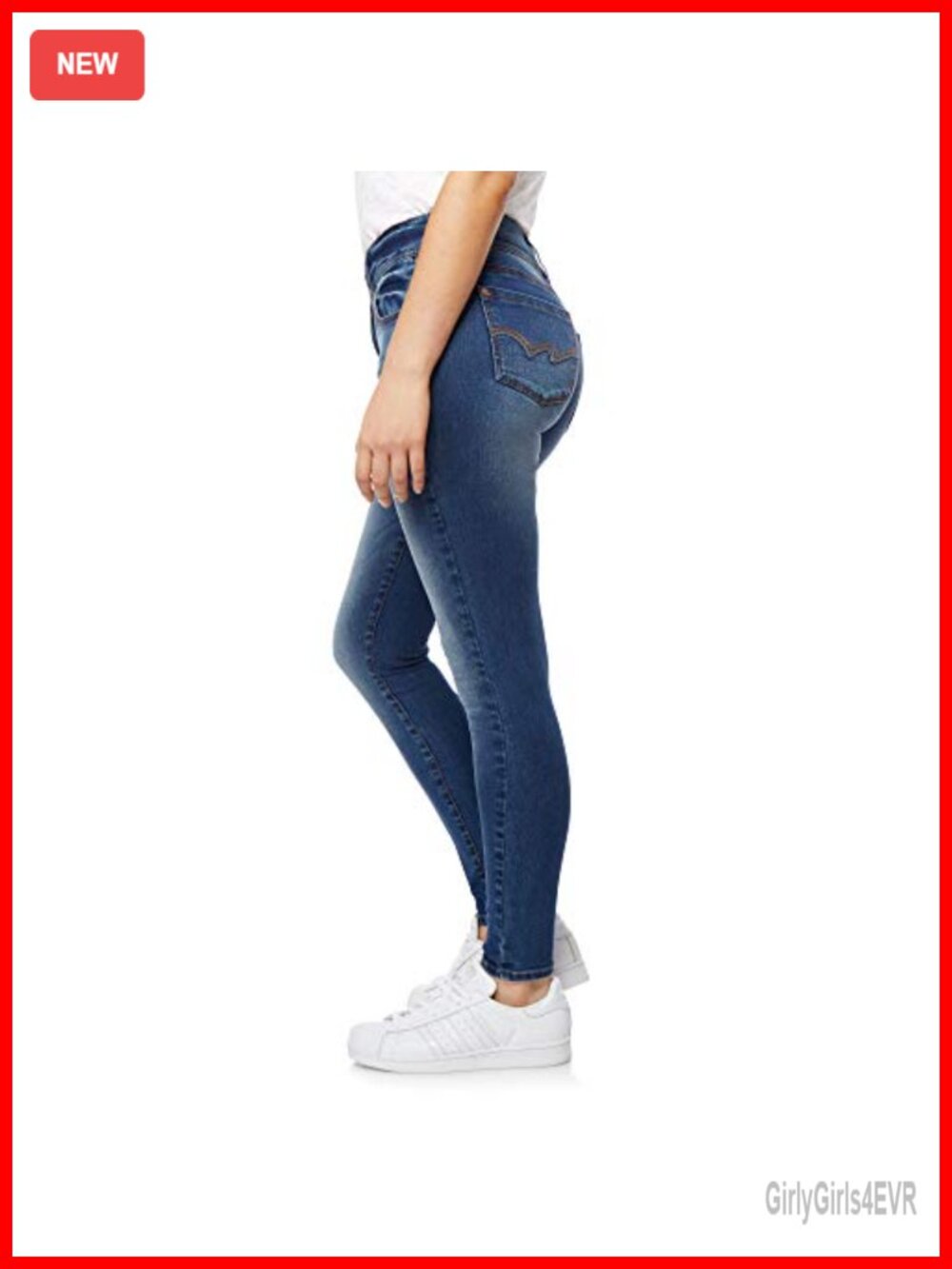 Curvy Flirty Skinny High Rise Insta Stretch Jeans - Picture 4 of 6